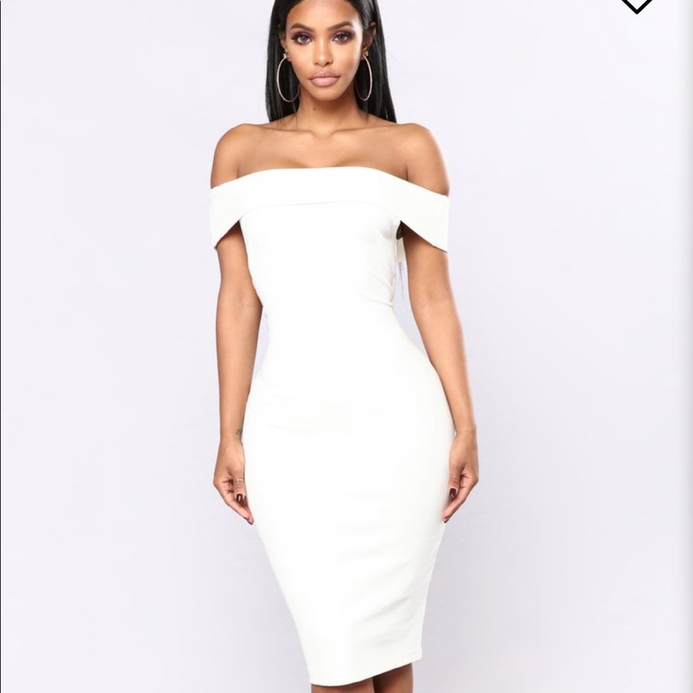 Fashion Nova Chantal Off Shoulder Dress
